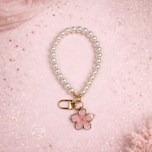 Beaded Floral & Bow Keychain Collection